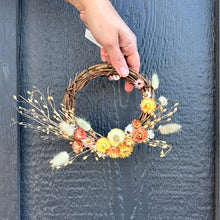 Load image into Gallery viewer, Mini Dried Floral Wreath
