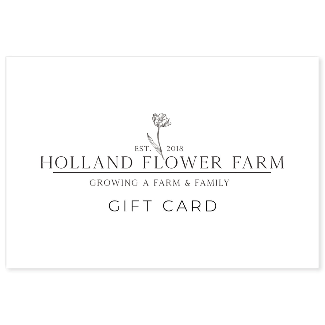 Holland Flower Farm Gift Card